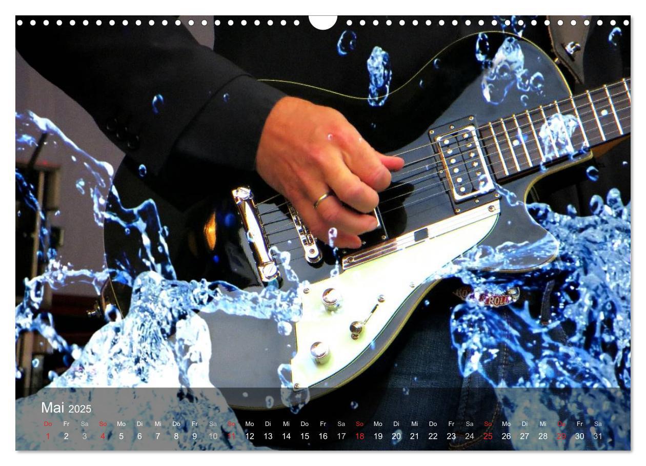 Bild: 9783435570096 | Rockgitarren Power (Wandkalender 2025 DIN A3 quer), CALVENDO...