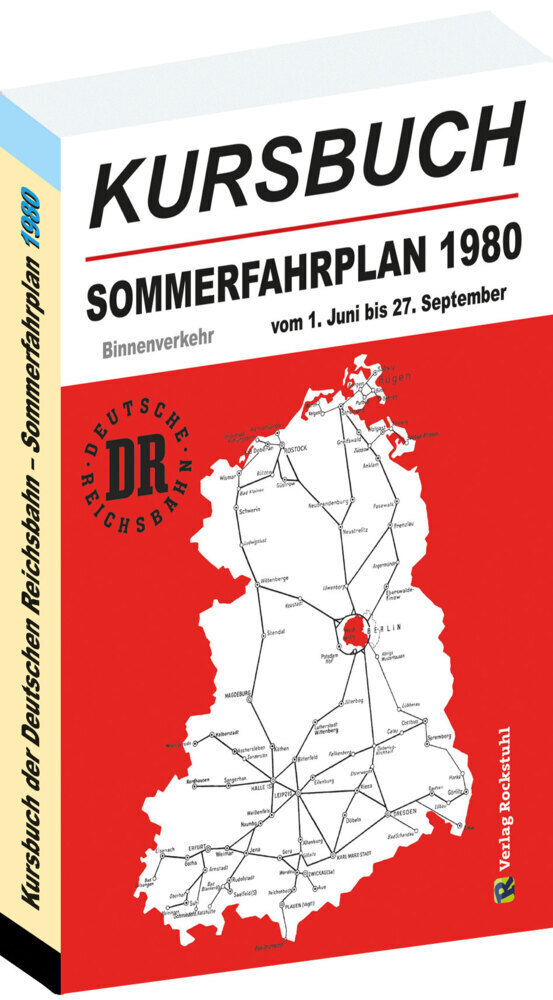 Cover: 9783959666220 | Kursbuch der Deutschen Reichsbahn - Sommerfahrplan 1980 | Rockstuhl