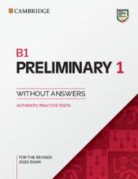 Cover: 9781108723688 | B1 Preliminary 1 for the Revised 2020 Exam Student's Book without...