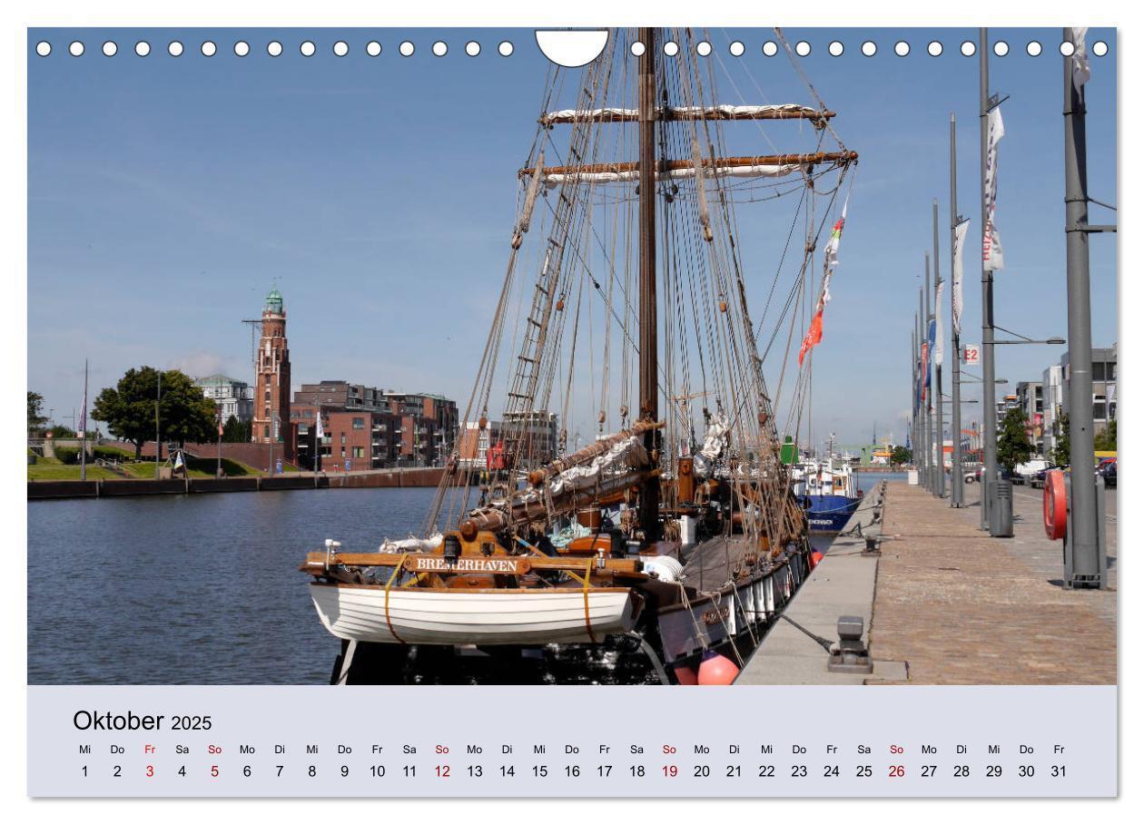 Bild: 9783435356478 | Bremerhaven. Die Seestadt an der Nordseeküste (Wandkalender 2025...