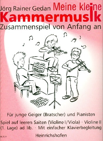 Cover: 9790204425341 | Meine kleine Kammermusik Bd. 1 | Jörg Rainer Gedan | EAN 9790204425341