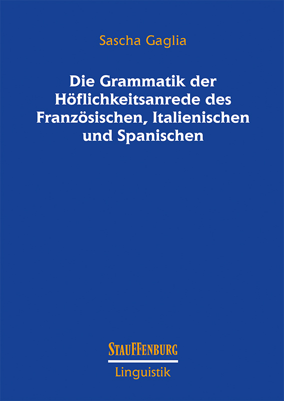 Cover: 9783958095342 | Die Grammatik der Höflichkeitsanrede des Französischen,...