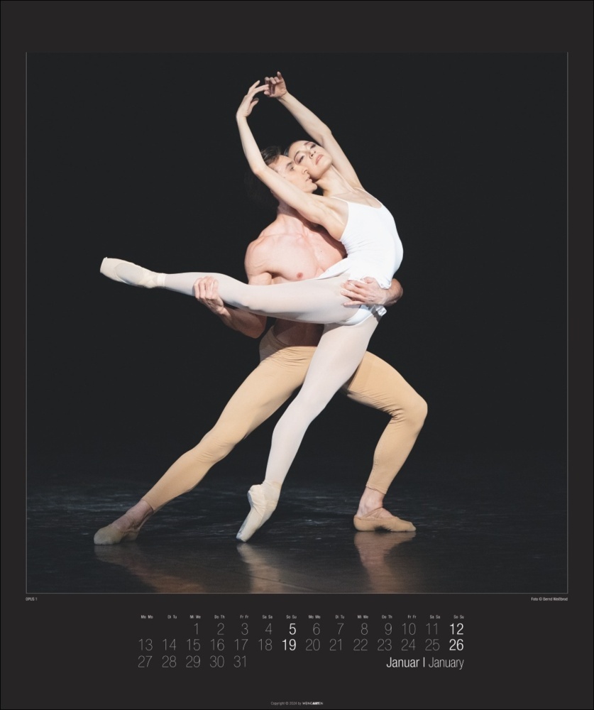 Bild: 9783839900109 | Stuttgarter Ballett Kalender 2025 | Tamas/Weißbrod, Bernd Detrich