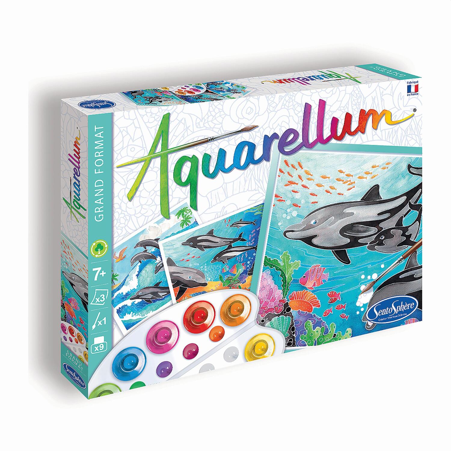 Cover: 3373910062206 | Sentosphere - Aquarellum GM Delfine | Sentosphere | Spiel | Deutsch