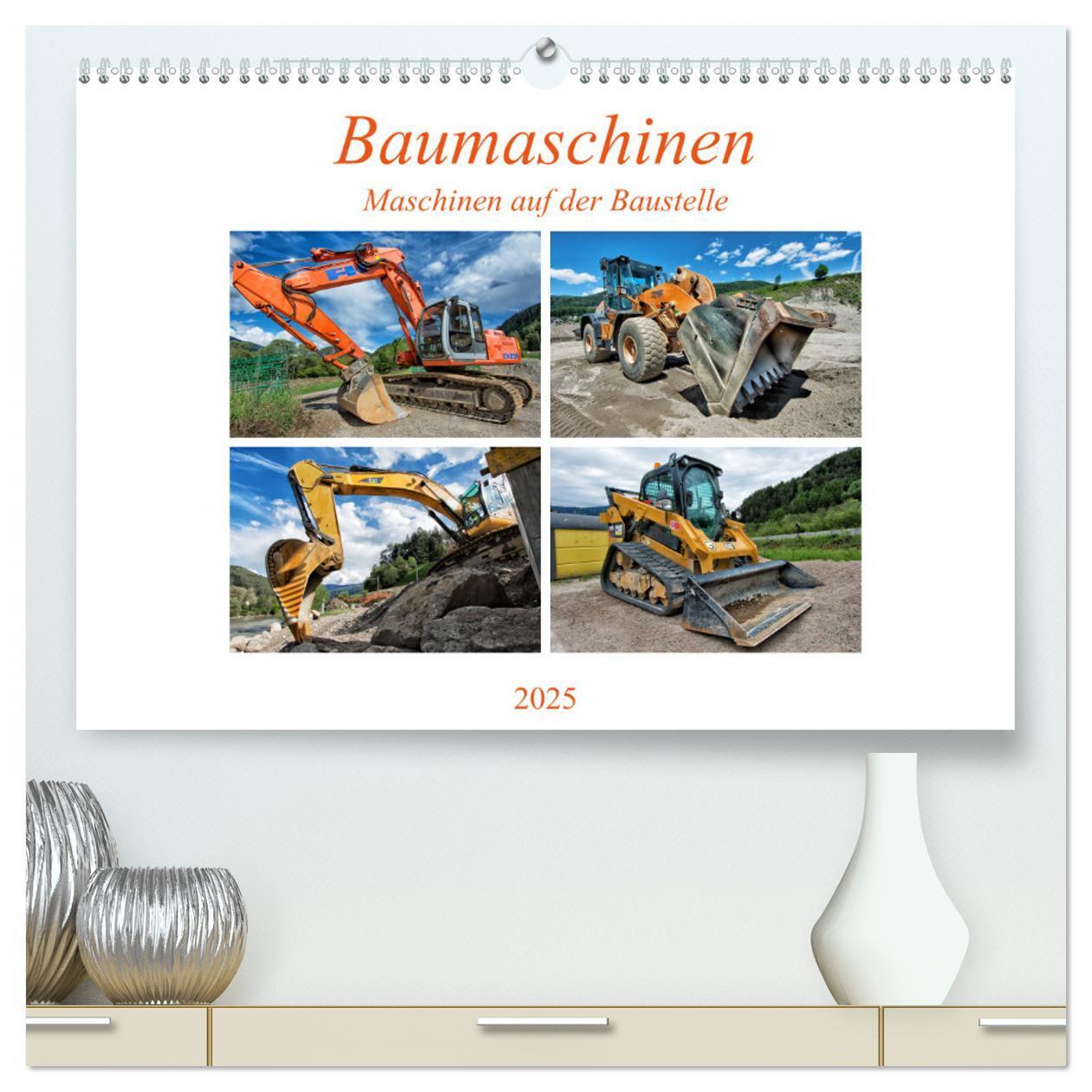 Cover: 9783435360772 | Baumaschinen - Maschinen auf der Baustelle (hochwertiger Premium...