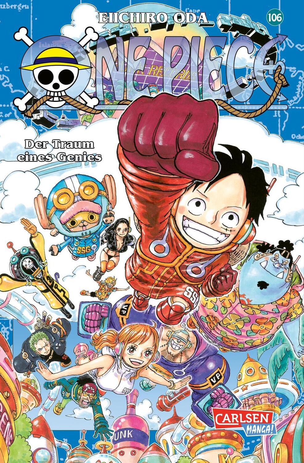 Cover: 9783551749697 | One Piece 106 | Piraten, Abenteuer und der größte Schatz der Welt!