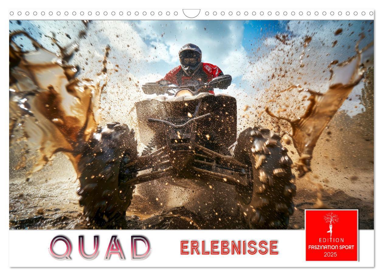 Cover: 9783457146699 | Quad Erlebnisse (Wandkalender 2025 DIN A3 quer), CALVENDO...