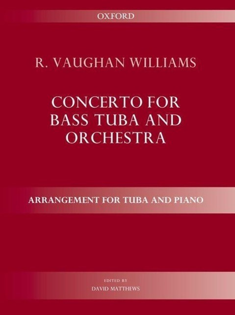 Cover: 9780193386761 | Concerto For Bass Tuba And Orchestra | Piano | Ralph Vaughan Williams
