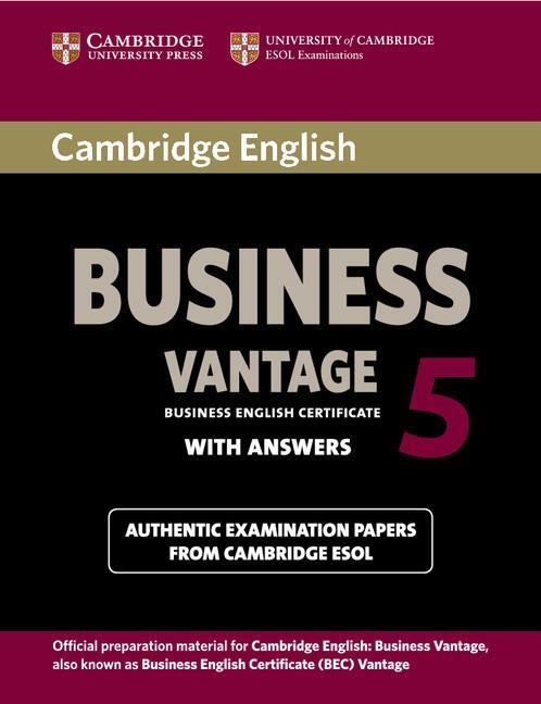 Cover: 9781107664654 | Cambridge English Business 5 Vantage | Cambridge Esol | Taschenbuch