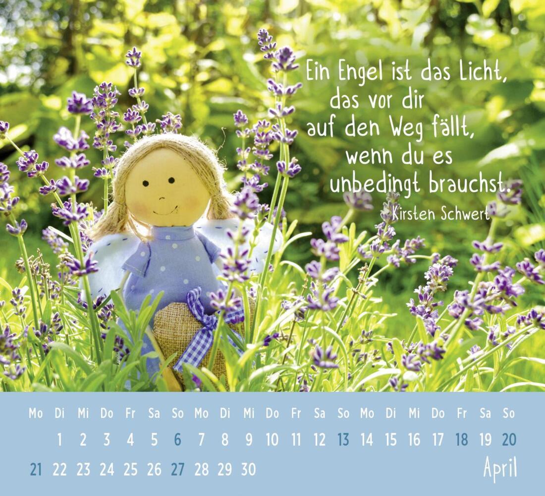 Bild: 4036442012185 | Mini-Kalender 2025: Der kleine Schutzengelkalender | Groh Verlag