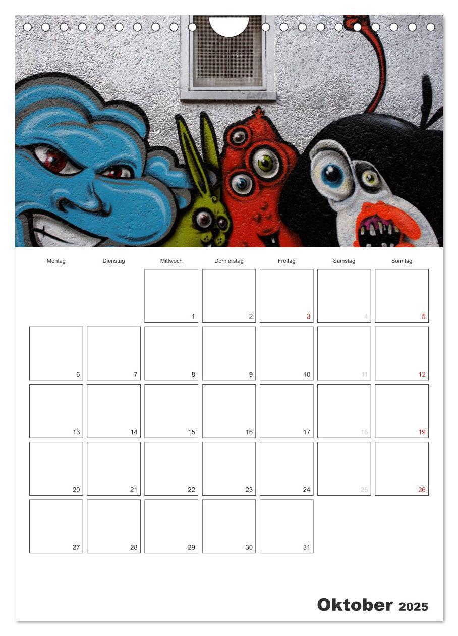 Bild: 9783457065112 | GRAFFITI 2025 / Planer (Wandkalender 2025 DIN A4 hoch), CALVENDO...