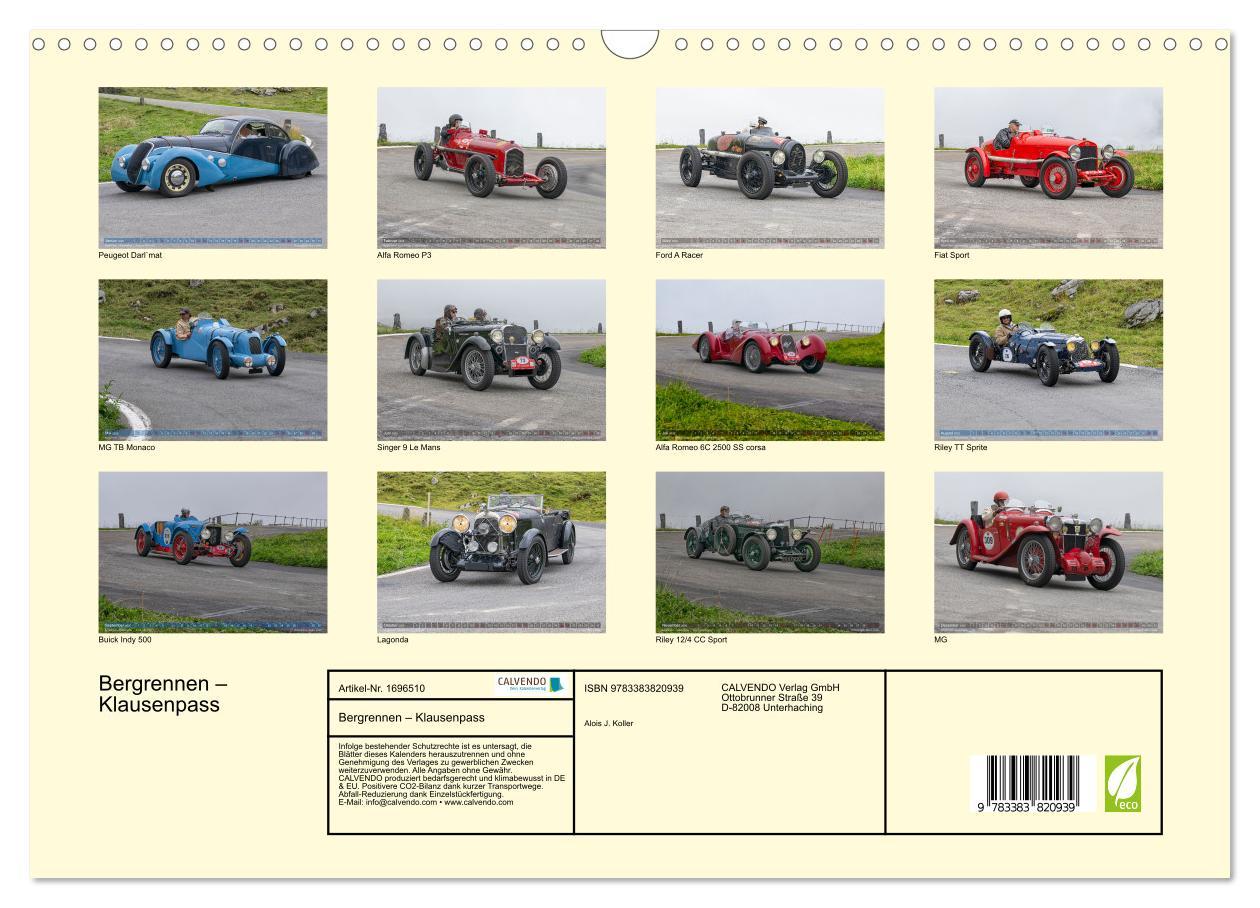 Bild: 9783383820939 | Bergrennen ¿ Klausenpass (Wandkalender 2025 DIN A3 quer), CALVENDO...