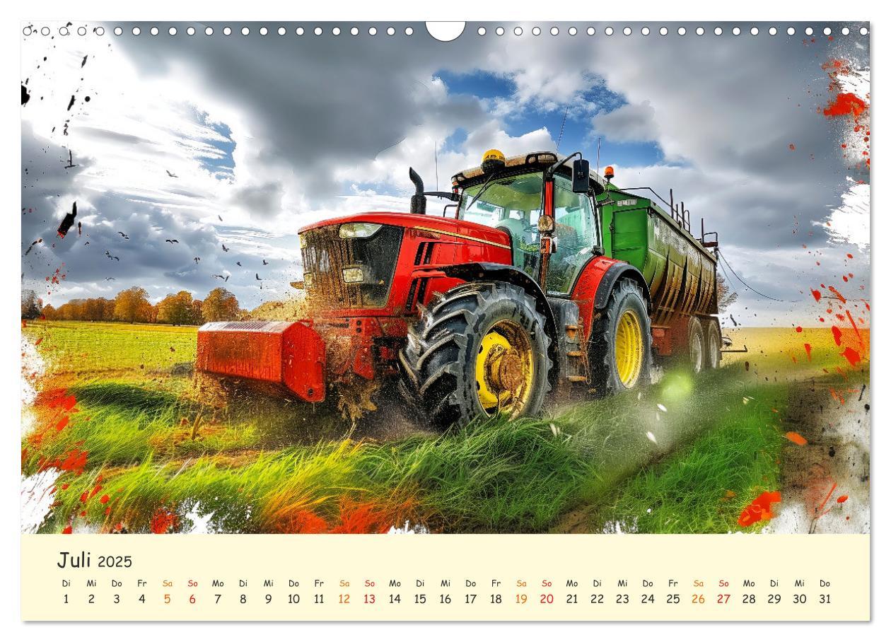 Bild: 9783383781506 | Traktoren - tolle Momente (Wandkalender 2025 DIN A3 quer), CALVENDO...