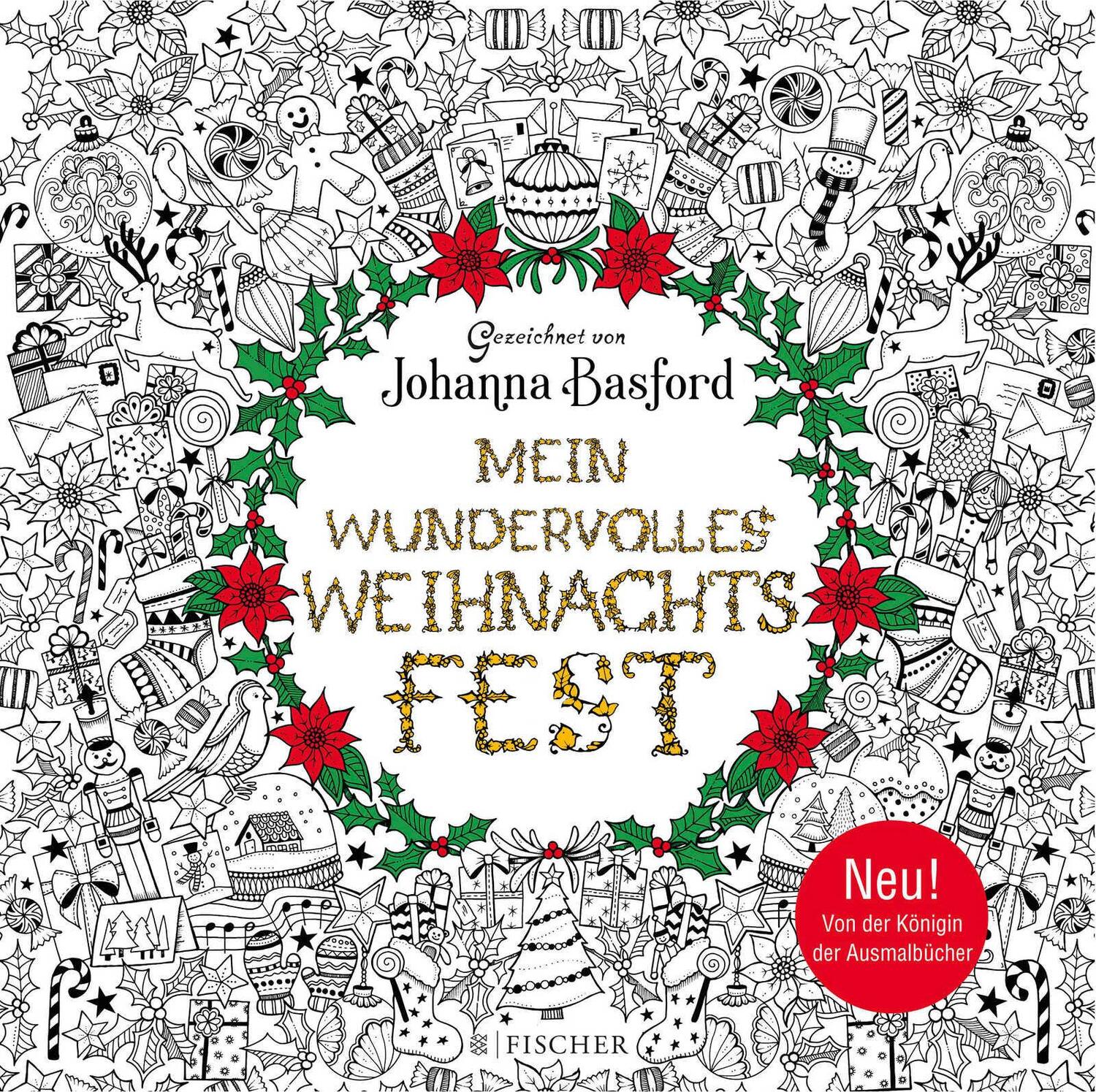 Cover: 9783596297313 | Mein wundervolles Weihnachtsfest | Besinnlich ausmalen | Basford