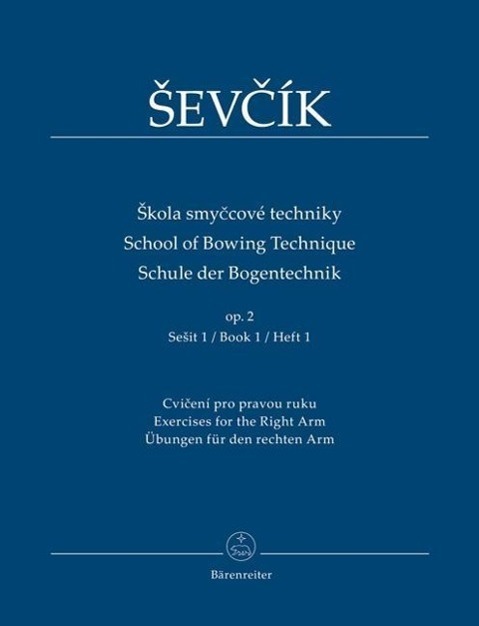 Cover: 9790260107243 | School Of Bowing Technique Op 2 Book 1 | Übungen für den rechten Arm