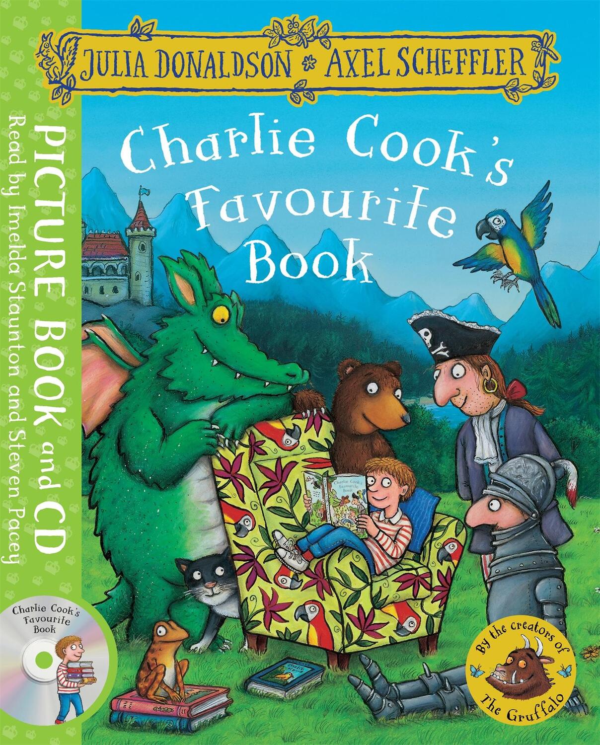 Cover: 9781509815340 | Charlie Cook's Favourite Book | Book and CD Pack | Julia Donaldson