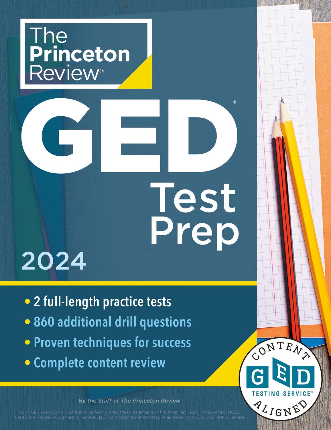 Cover: 9780593516973 | Princeton Review GED Test Prep, 2024 | Princeton Review | Taschenbuch