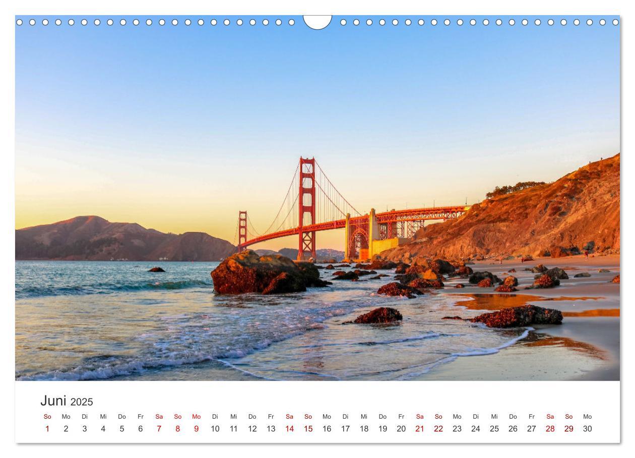 Bild: 9783435007523 | San Francisco - Die Heimat der Golden Gate Bridge. (Wandkalender...