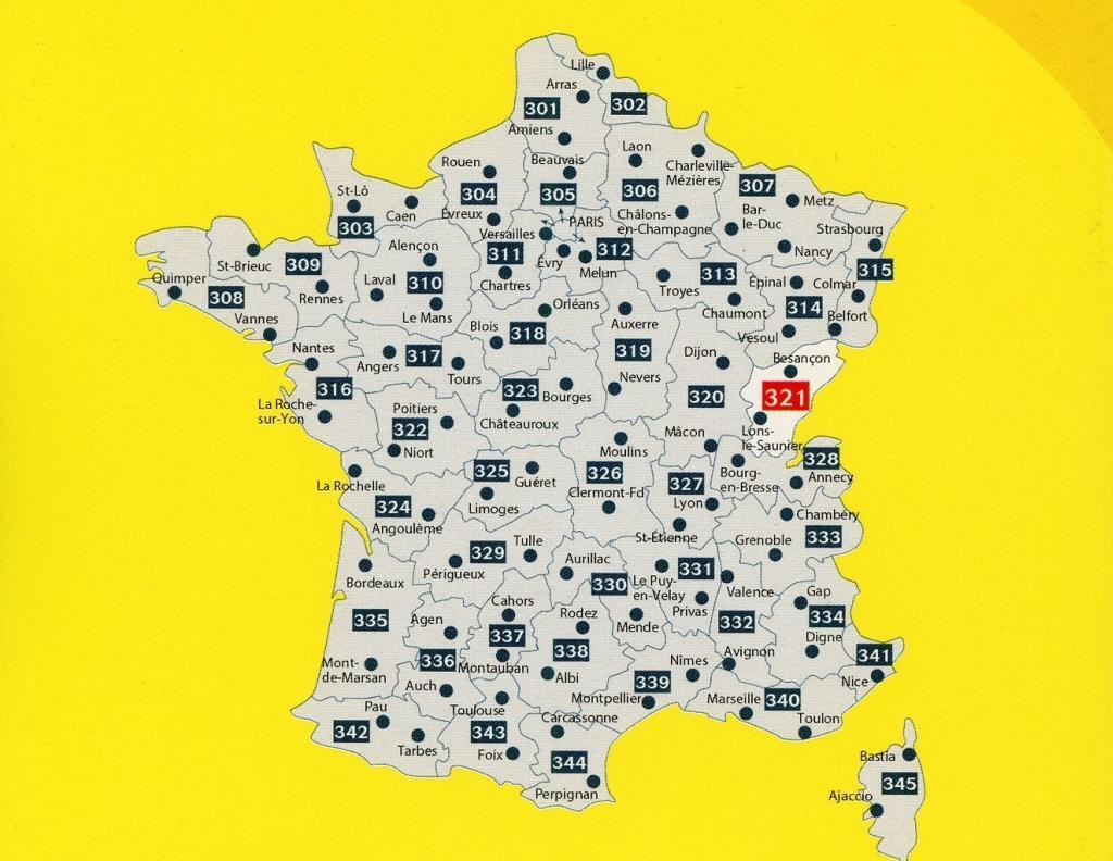 Bild: 9782067210301 | Michelin Französisches Jura | Straßen- und Tourismuskarte 1:150.000