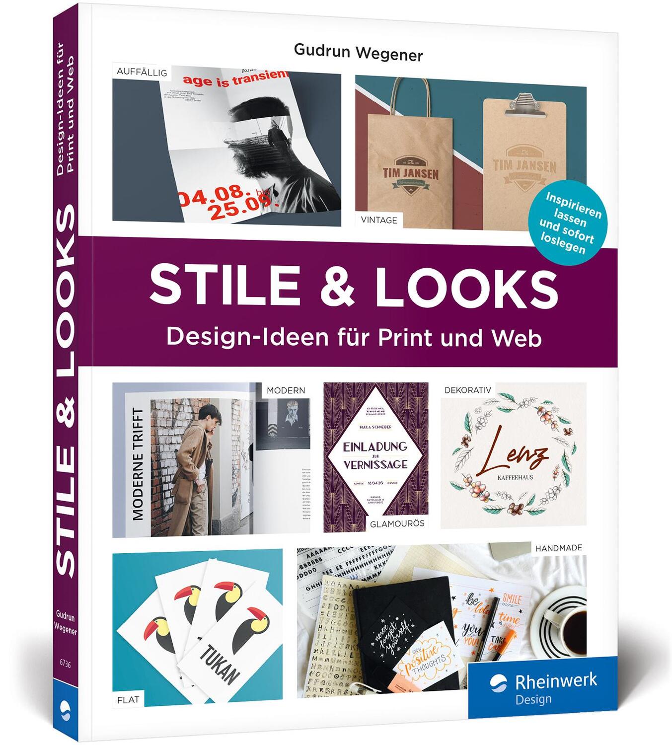 Cover: 9783836267366 | Stile & Looks | Gestaltungsideen für Print- und Webdesign | Wegener