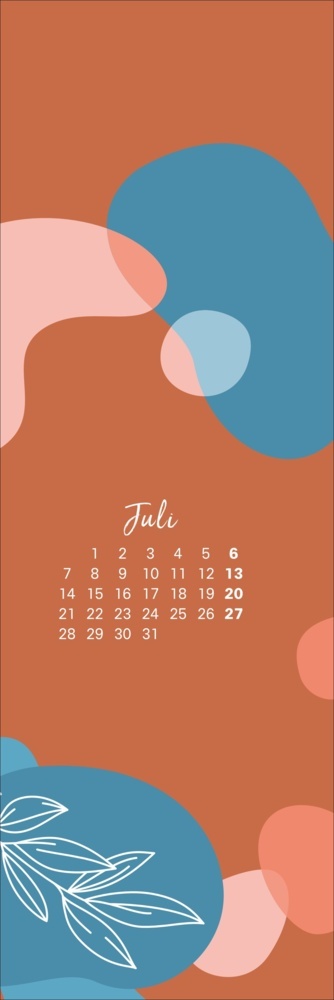 Bild: 9783756407309 | Pastel Art Lesezeichen &amp; Kalender 2025 | Kalender | Geblockt | 13 S.