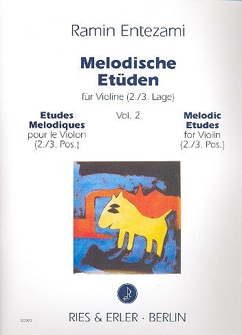 Cover: 9790013000937 | Melodische Etuden Vol. 2 | Entezami | Buch | EAN 9790013000937