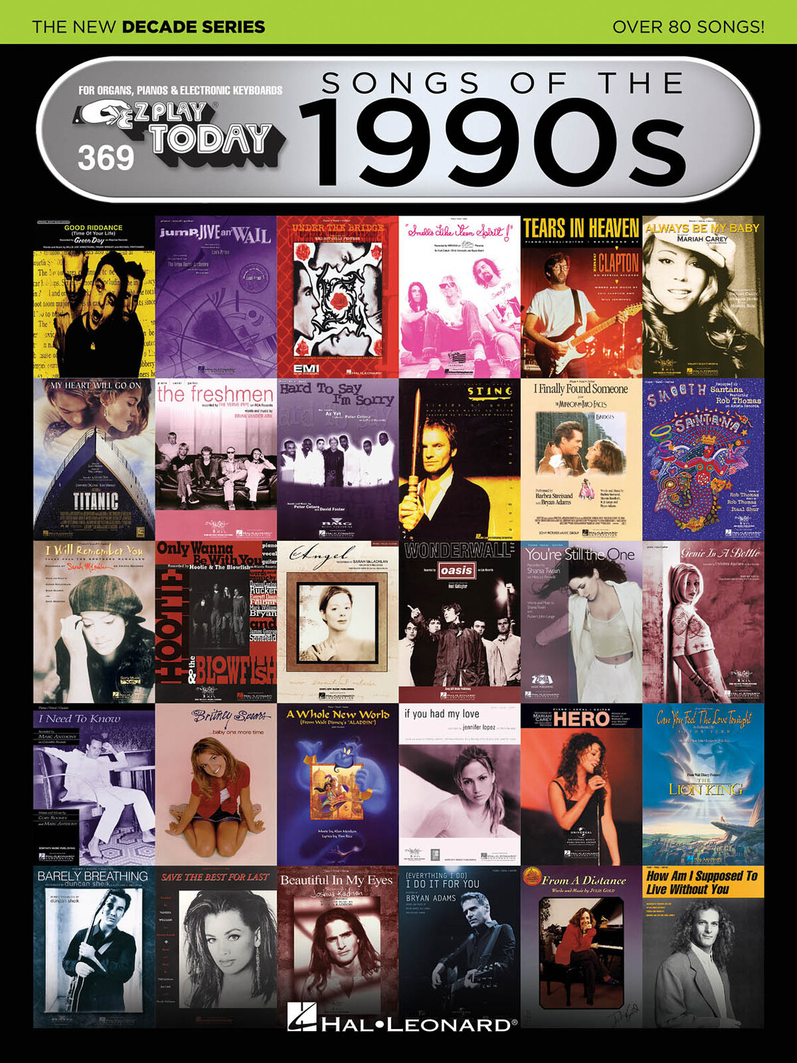 Cover: 888680618711 | Songs of the 1990s - The New Decade Series | E-Z Play Today | Buch