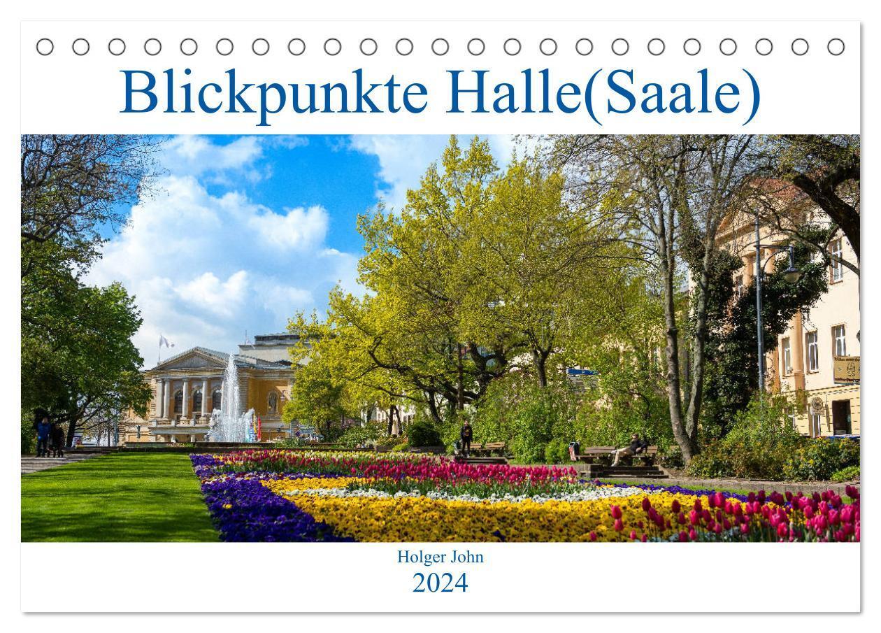 Cover: 9783675557017 | Blickpunkte Halle (Saale) (Tischkalender 2024 DIN A5 quer),...