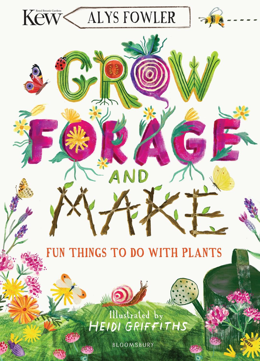 Cover: 9781526619105 | KEW: Grow, Forage and Make | Fun things to do with plants | Fowler