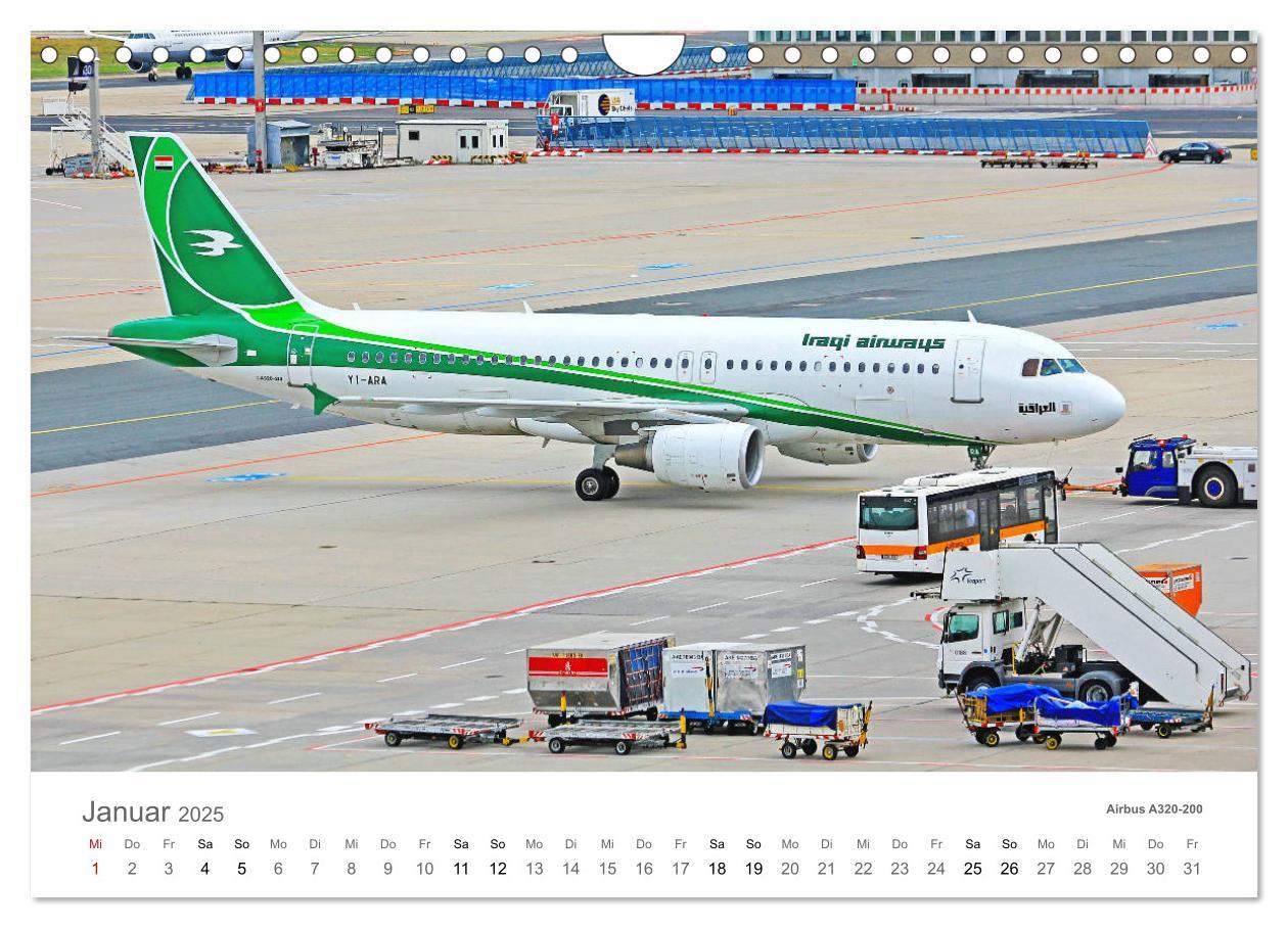 Bild: 9783435130795 | Große und kleine Flieger am Flughafen (Wandkalender 2025 DIN A4...