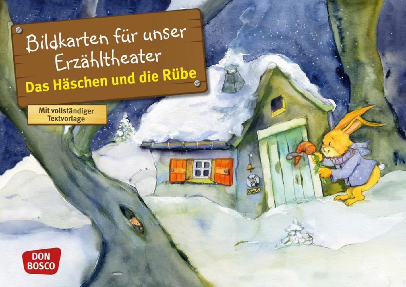 Cover: 4260179512698 | Das Häschen und die Rübe. Kamishibai Bildkartenset. | Box | Deutsch