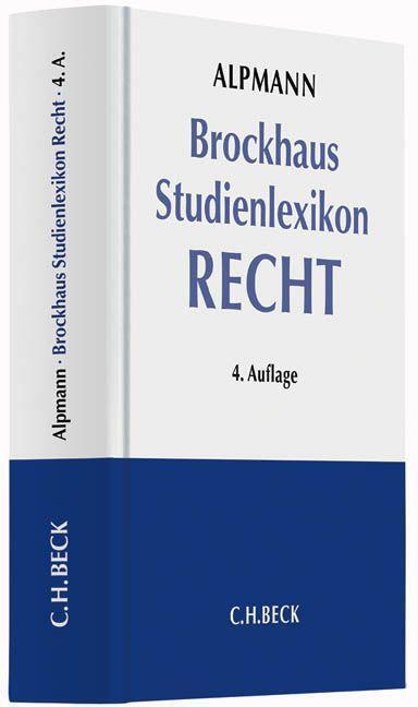 Cover: 9783406635908 | Brockhaus Studienlexikon Recht Buch + CD-ROM | Kombination | Buch