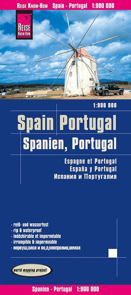 Cover: 9783831773930 | Reise Know-How Landkarte Spanien, Portugal 1:900.000 | Verlag | 2016