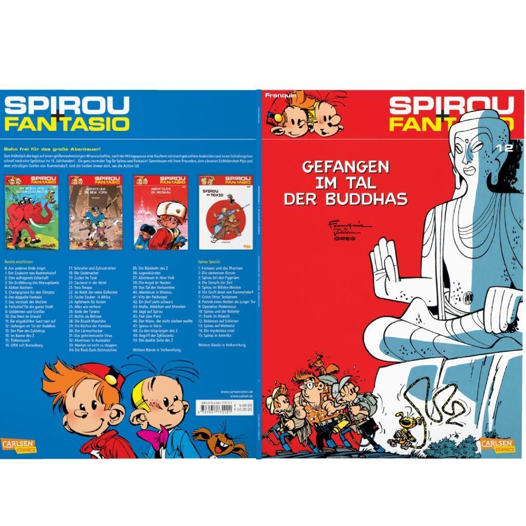 Bild: 9783551772121 | Spirou und Fantasio 12. Gefangen im Tal der Buddhas | André Franquin