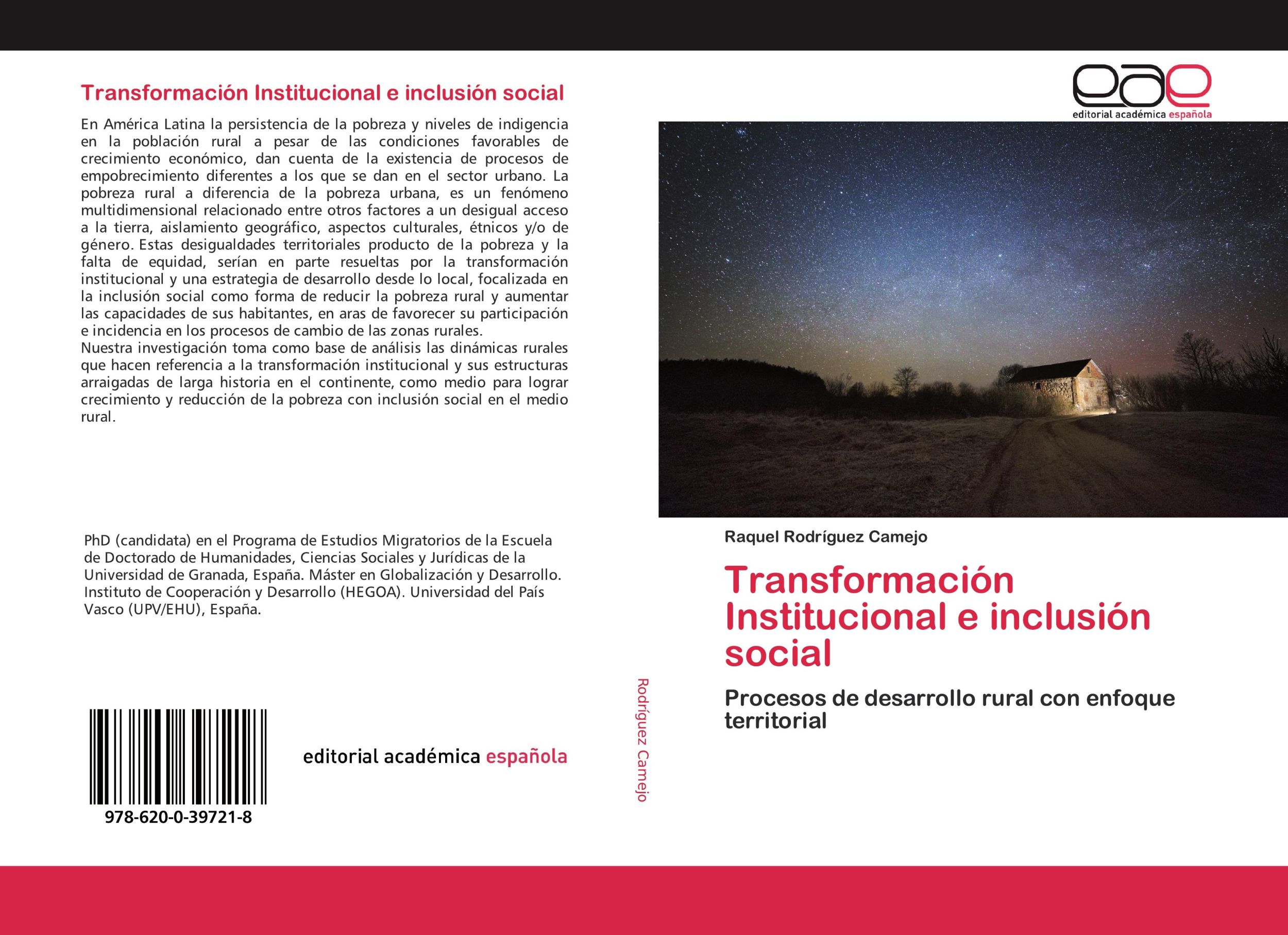 Cover: 9786200397218 | Transformación Institucional e inclusión social | Camejo | Taschenbuch