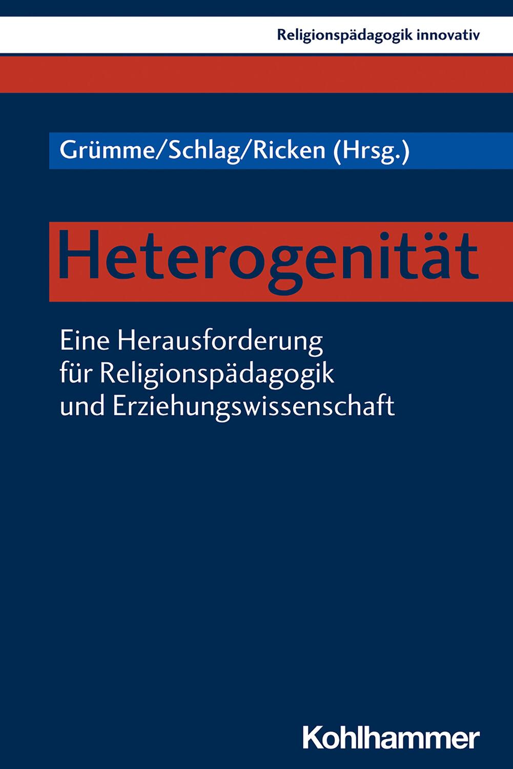 Cover: 9783170389144 | Heterogenität | Bernhard Grümme (u. a.) | Taschenbuch | Deutsch | 2020