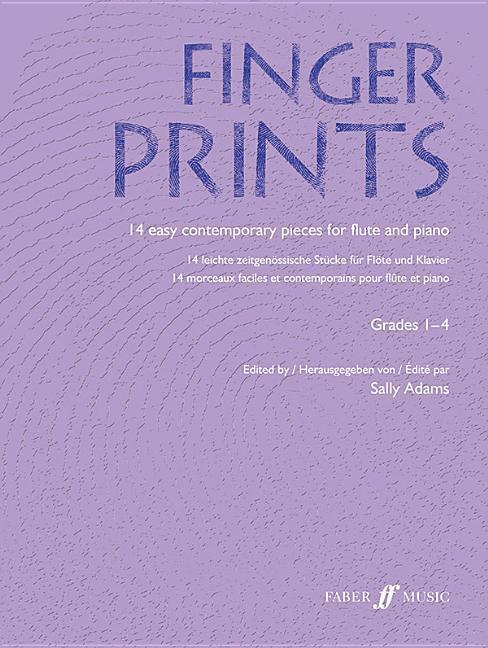 Cover: 9780571522699 | Fingerprints: Flute/Piano: 14 Easy Contemporary Pieces for Flute...