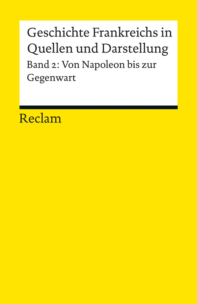 Cover: 9783150170670 | Geschichte Frankreichs in Quellen und Darstellungen. Bd.2 | Kreis