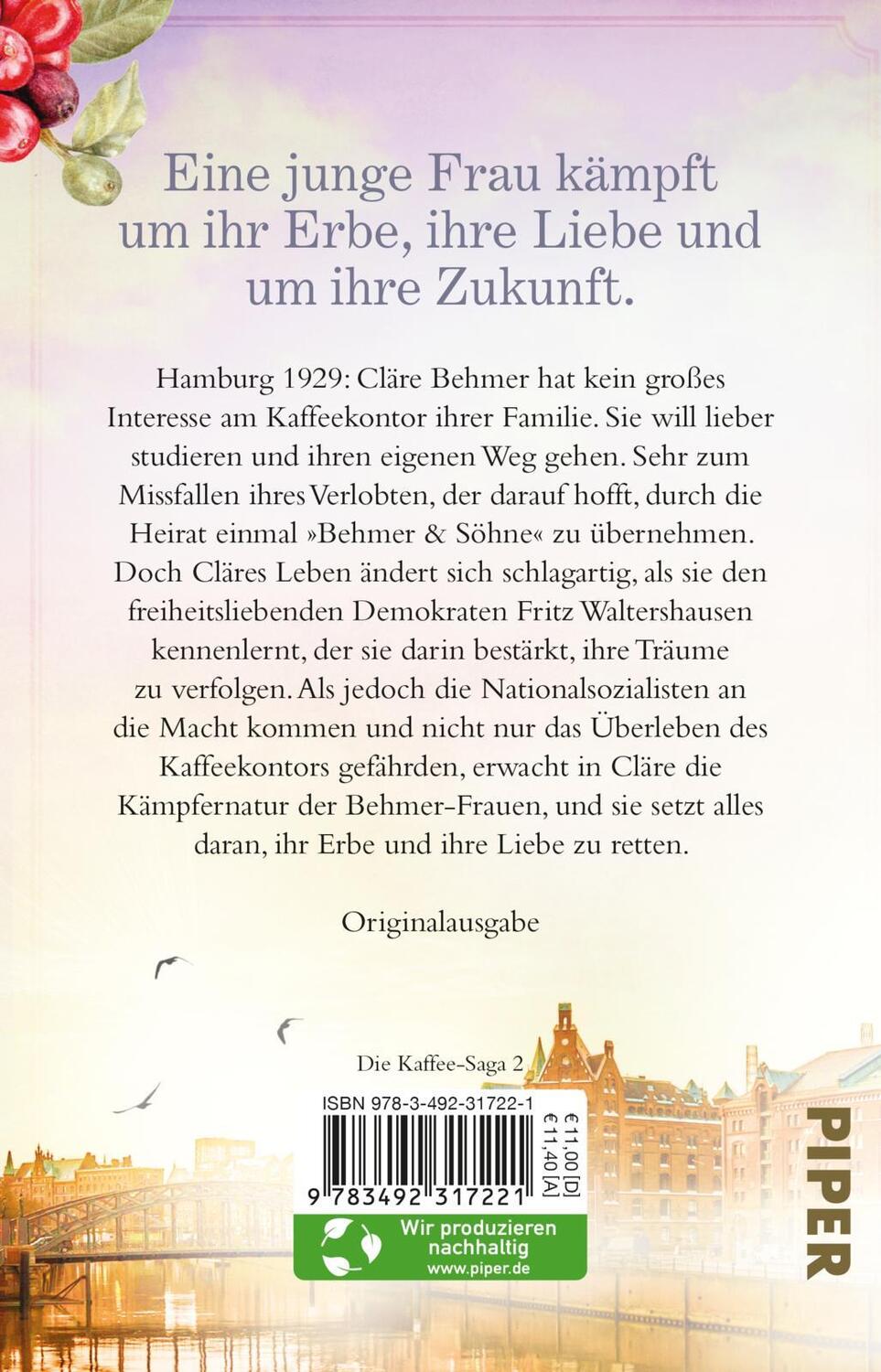 Rückseite: 9783492317221 | Töchter der Speicherstadt - Der Geschmack von Freiheit | Marschall