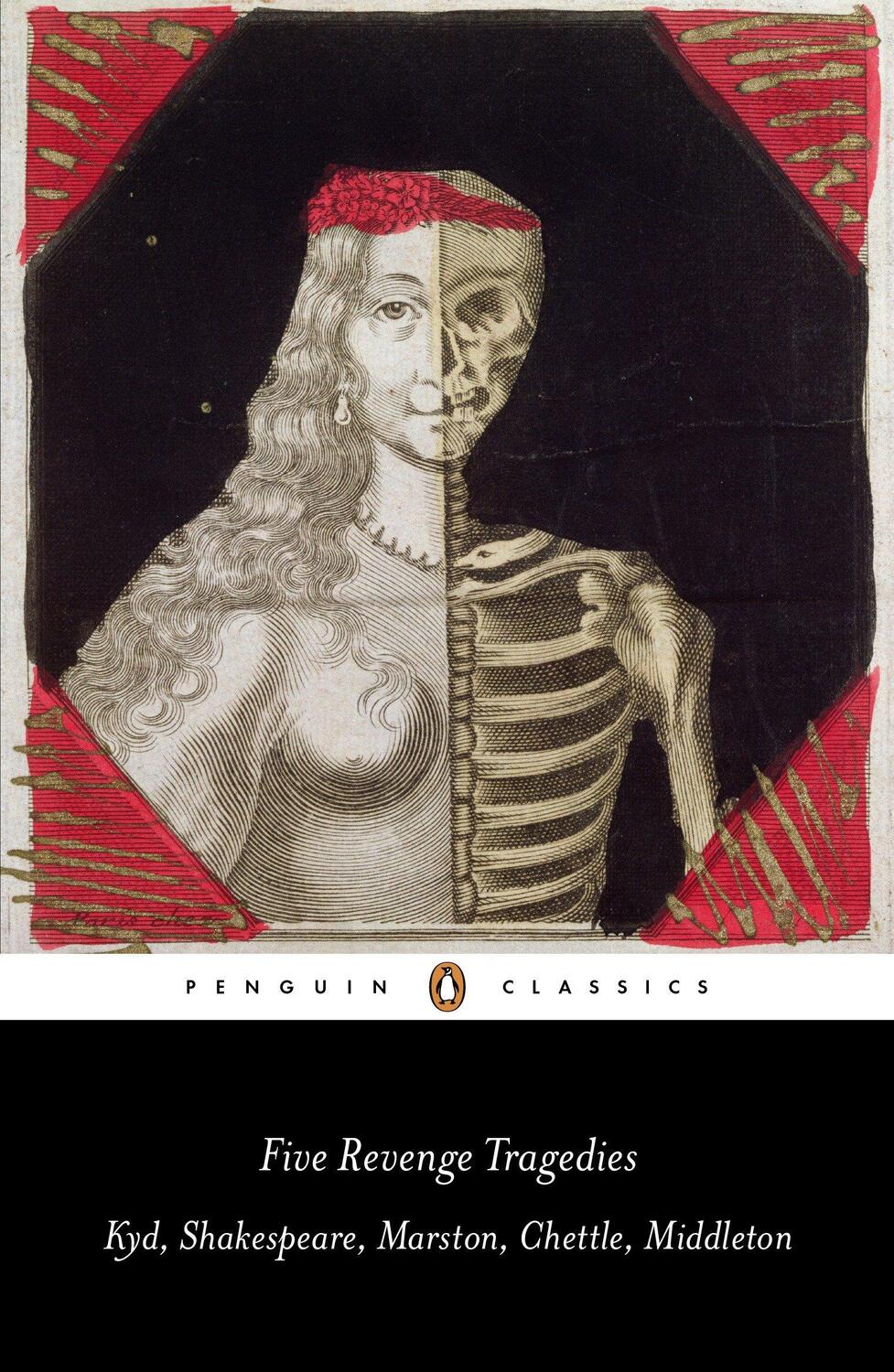 Cover: 9780141192277 | Five Revenge Tragedies: The Spanish Tragedy; Hamlet; Antonio's...