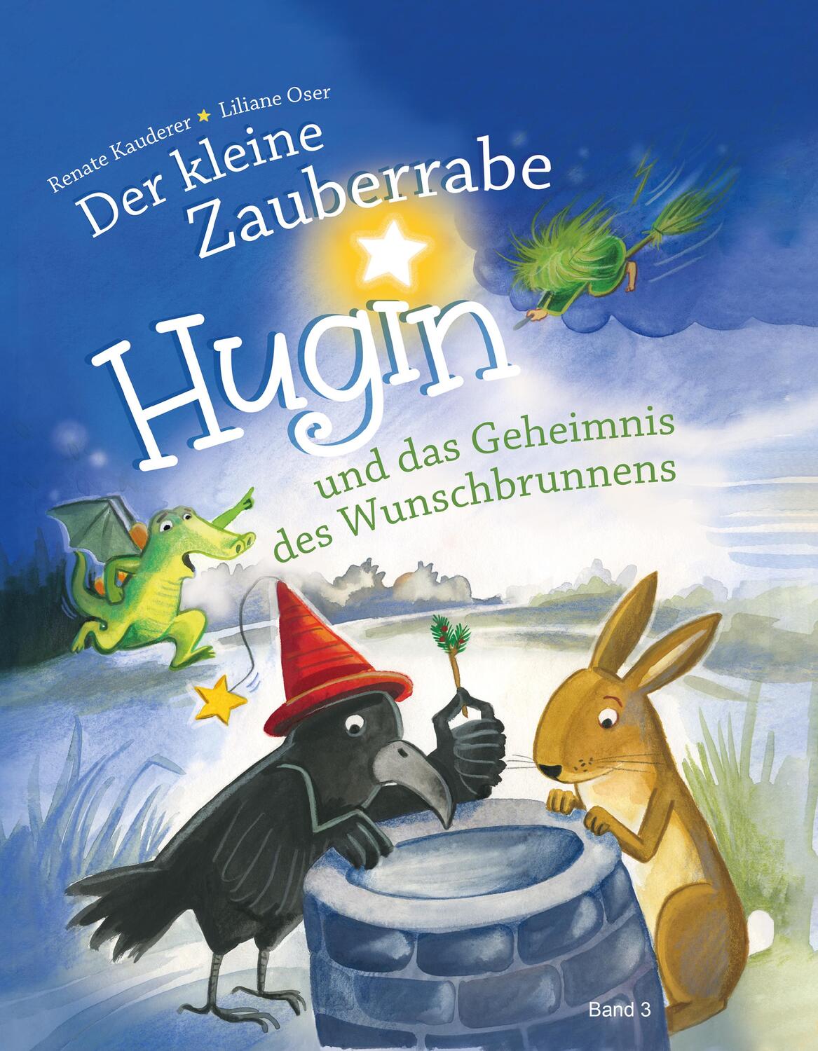 Cover: 9783903163201 | Der kleine Zauberrabe HUGIN und das Geheimnis des Wunschbrunnens