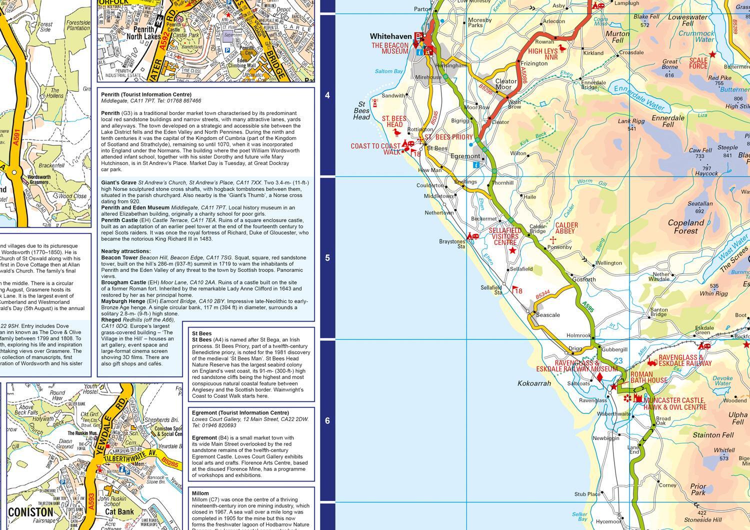 Bild: 9780008653125 | Lake District A-Z Visitors Map | A-Z Maps | (Land-)Karte | Englisch