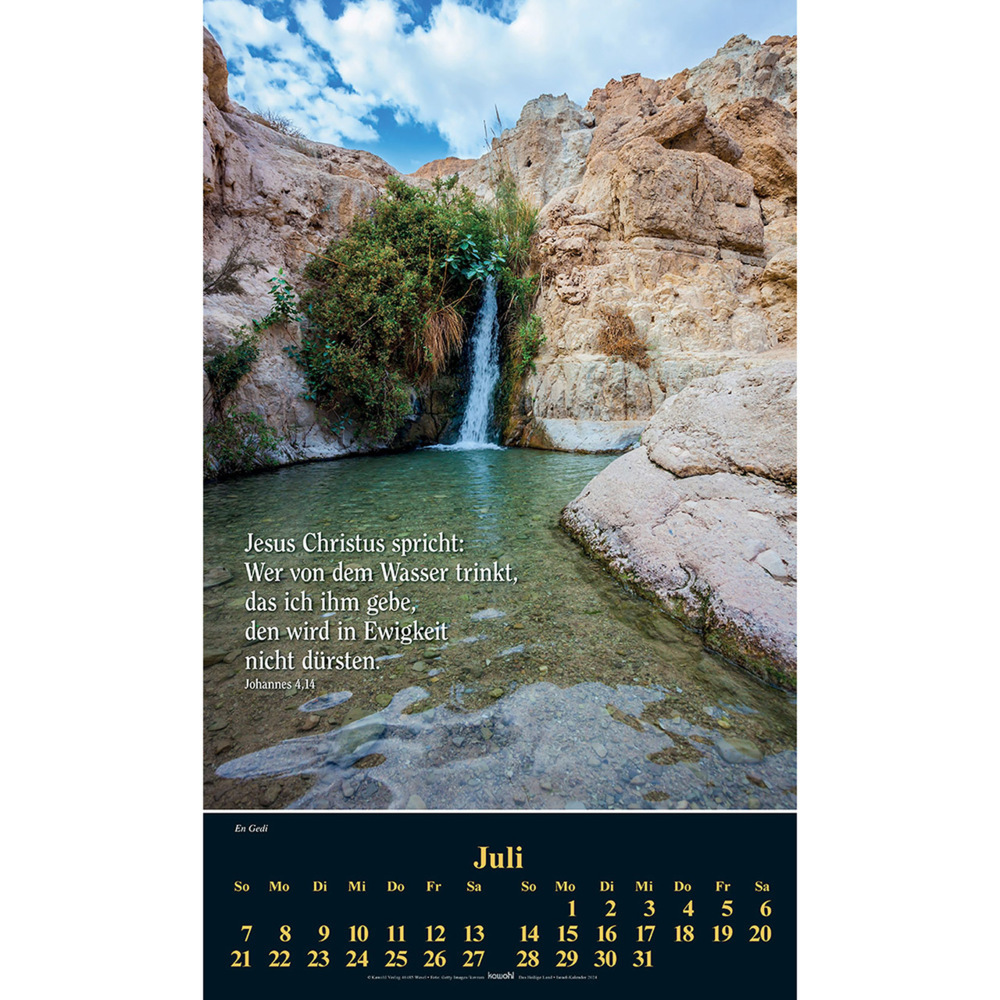 Bild: 9783754870044 | Das Heilige Land 2024 | Israel-Kalender | Willi Krebber | Kalender