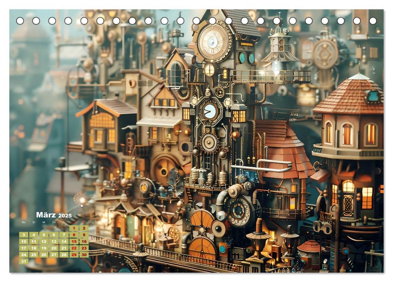 Bild: 9783435980185 | Miniaturwelt Faszinierend winzige Häuser im Steampunk-Stil...