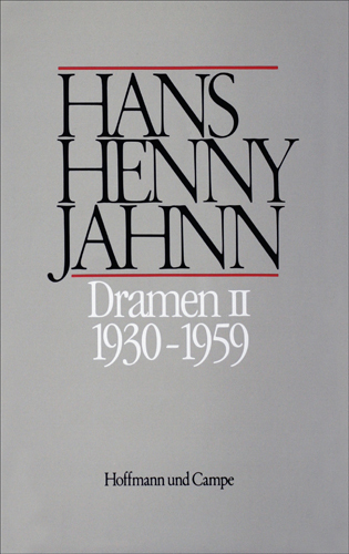 Cover: 9783455038378 | Werke in Einzelbänden. Hamburger Ausgabe / Dramen II | 1930-1959