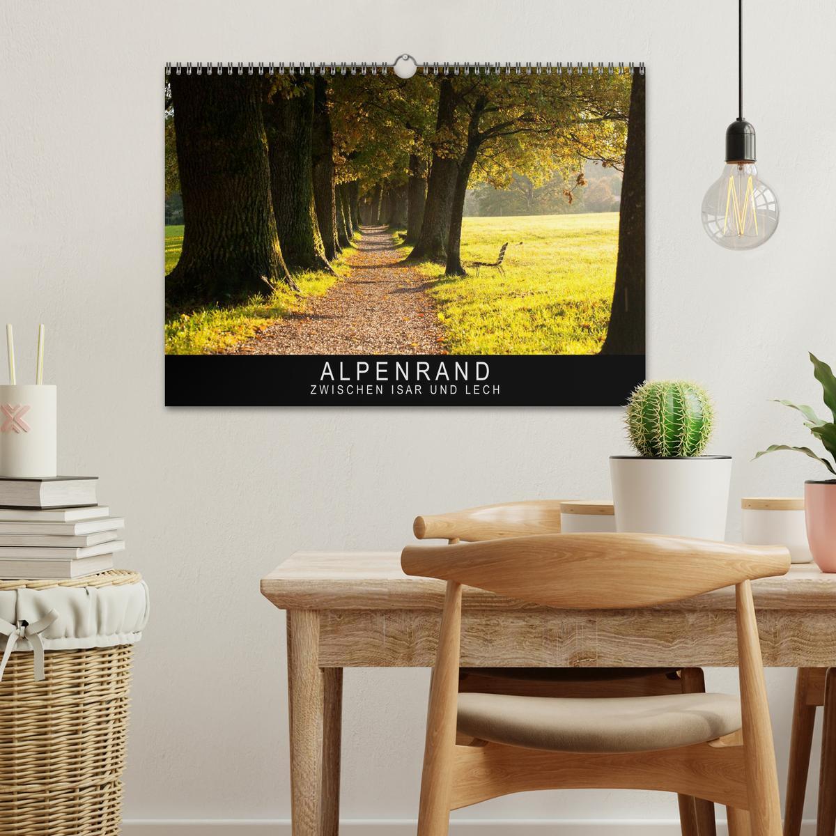 Bild: 9783435752553 | Alpenrand zwischen Isar und Lech (Wandkalender 2025 DIN A3 quer),...