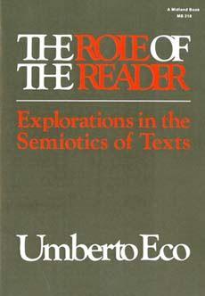 Cover: 9780253203182 | The Role of the Reader | Explorations in the Semiotics of Texts | Eco