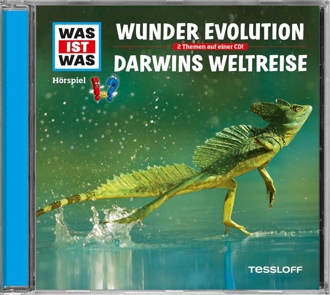 Cover: 9783788643454 | WAS IST WAS Hörspiel-CD: Evolution/ Darwins Weltreise | Manfred Baur