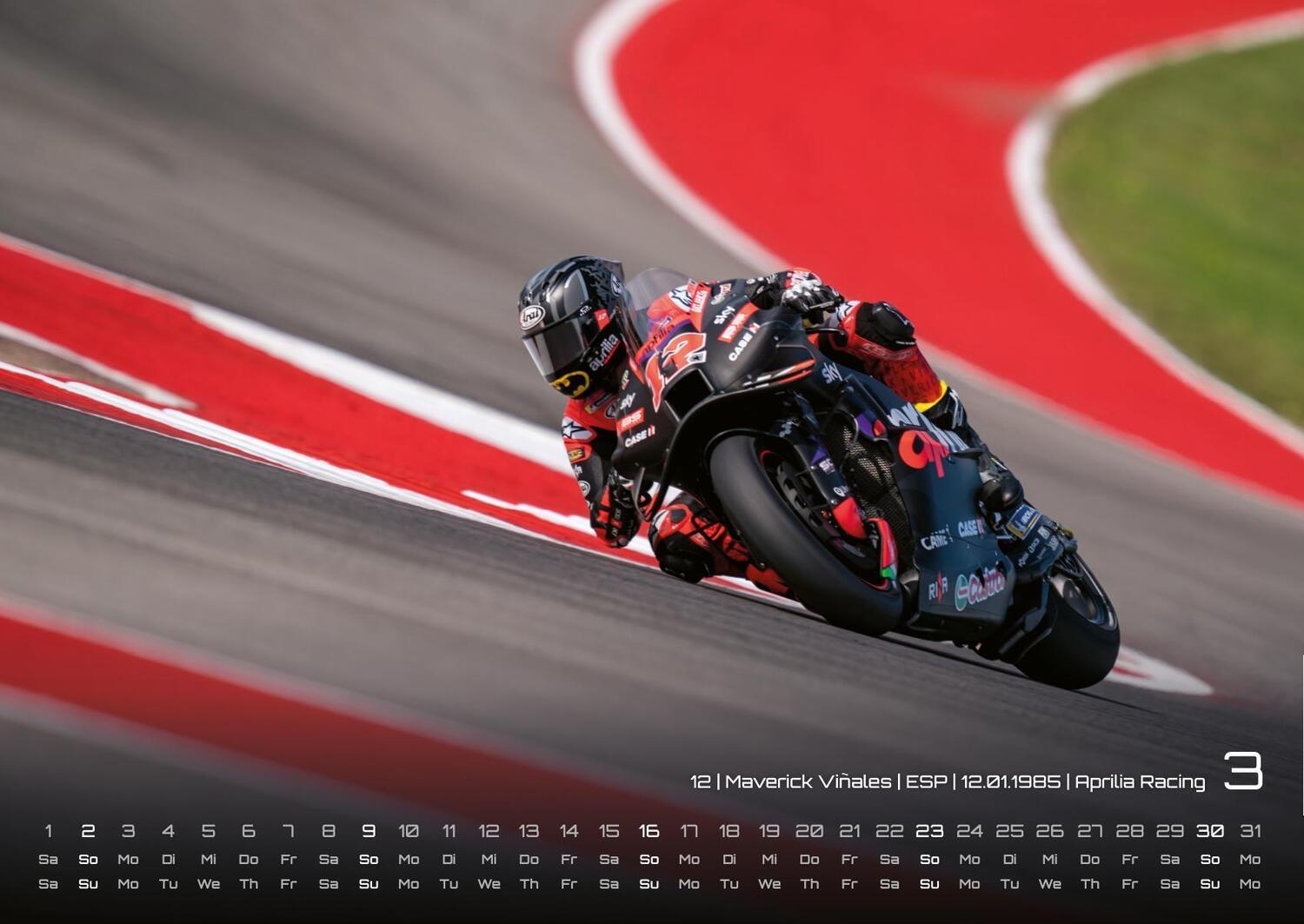 Bild: 9783986734022 | Motorrad Grand Prix 2025 - Kalender MotoGP DIN A2 | GP-Fever. de