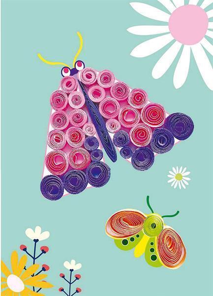 Bild: 6920773317447 | Quilling-Set Schmetterlinge | Stück | 6301744 | 2021 | Avenir